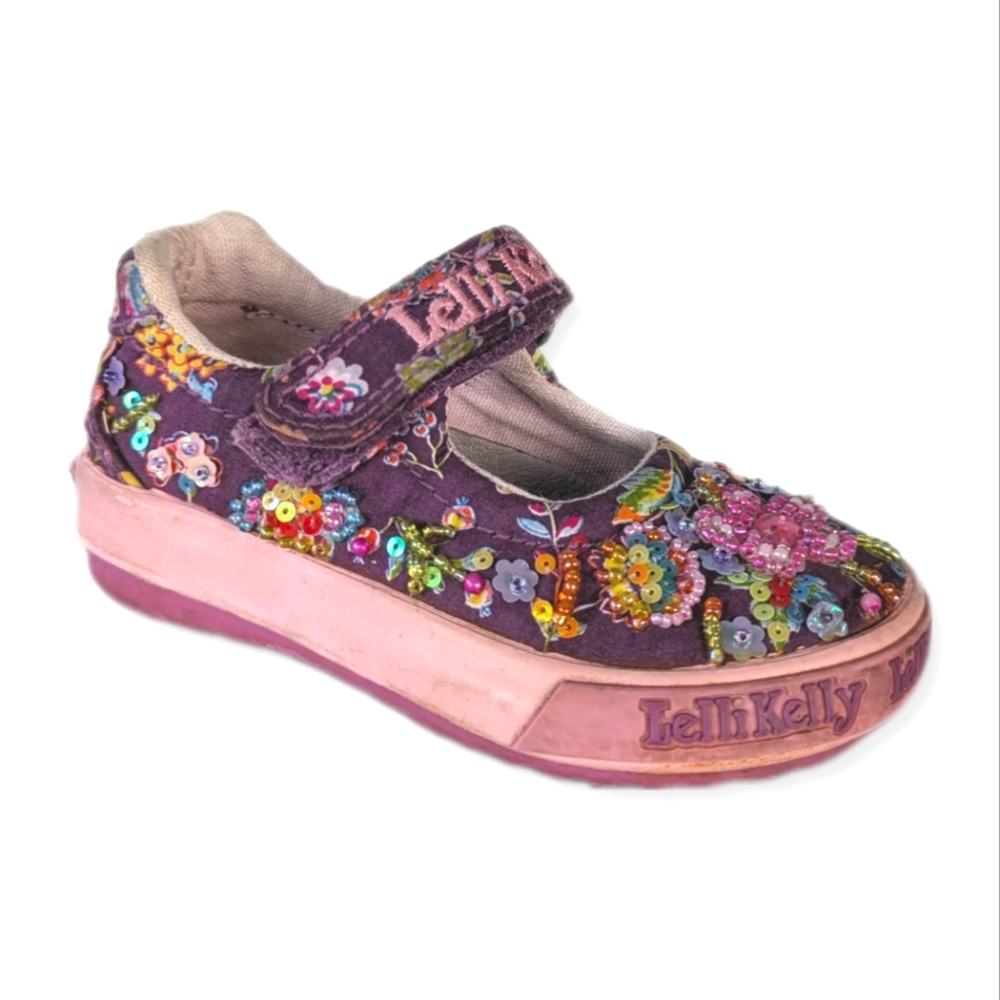 Lelli Kelly Kids Purple and Pink Sneakers